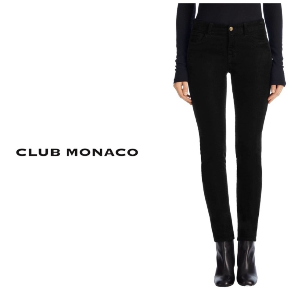 Club Monaco The High Rise Skinny Corduroy Pants
